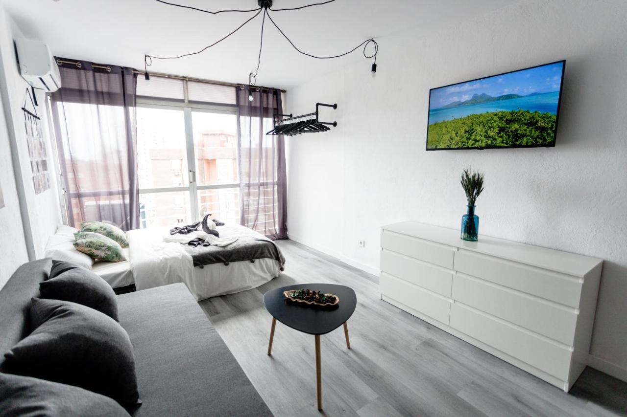 Modern Studio With See And City View Benidorm Eksteriør billede